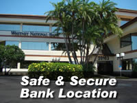 safe & secure bank location